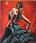 Fabian Perez Big Flamenco Dancer painting